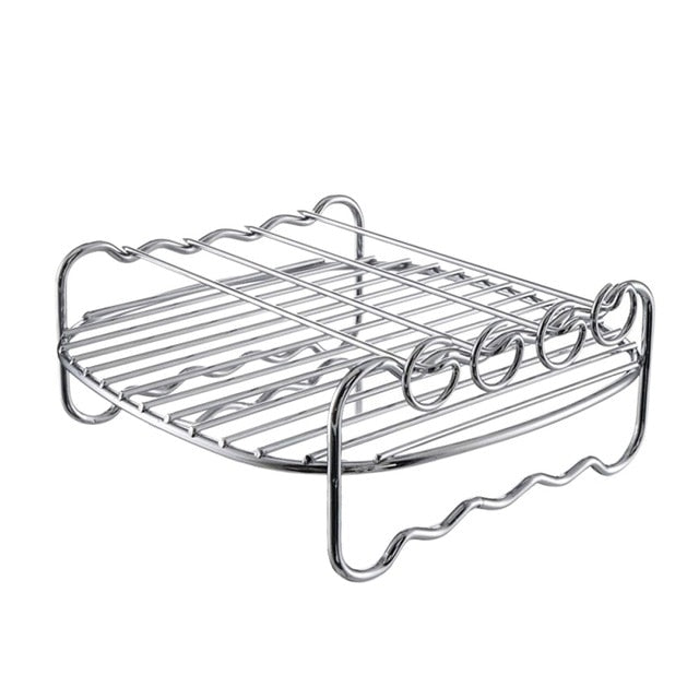 Air Frying Pan Accessories Fryer Baking Basket Pizza Plate Grill Pot Mat Bakeware Sets Kitchen Accessories Handmade Baking Tool