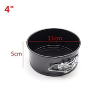 Load image into Gallery viewer, Carbon Steel Non-stick Spring Form Baking Pan Removable Bottom Cake Pan Bakeware Cake Baking Moulds Kitchen Accessories Gadget

