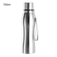 Load image into Gallery viewer, 750ml Stainless Steel Water Bottle Portable Drinkware Outdoor Leak Proof Seal Climbing Water Bottles Home Kitchen Table Cup
