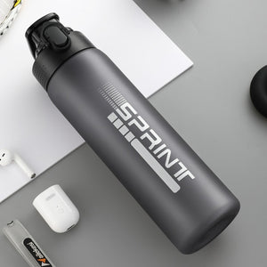 550ml/750ml New Sports Water Bottle With Filter BPA Free Portable Healthy Matte Plastic Bottles Durable Drinkware Eco-Friendly