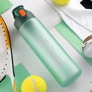 550ml/750ml New Sports Water Bottle With Filter BPA Free Portable Healthy Matte Plastic Bottles Durable Drinkware Eco-Friendly