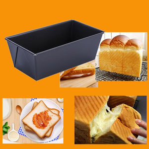 2020 New Non Stick Toast Baking Pan Bread Cake Box Mold Carbon Steel Bakeware Tray DIY