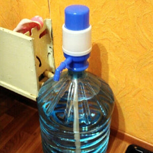 Manual Water Pump 1 Set Portable Drinking Hand Pressure Pump Water Bottle Dispenser Water Bottle Accessories Drinkware