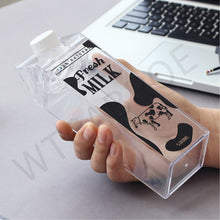 Load image into Gallery viewer, My 500ml BPA FREE Sport Plastic Kitchen Milk Water Bottle Cute Cartoon Creative Sport Outdoor Animal Cow Milk Bottles Drinkware
